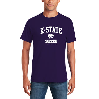 K-State Arch Logo Soccer T-Shirt - Purple