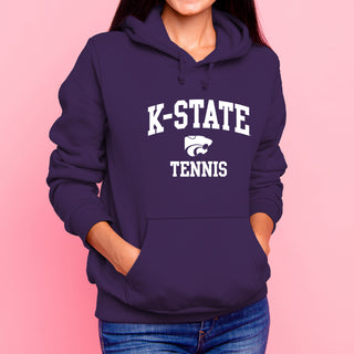 K-State Arch Logo Tennis Hoodie - Purple