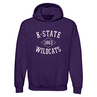 K-State Faux Stitch Arch Hoodie - Purple