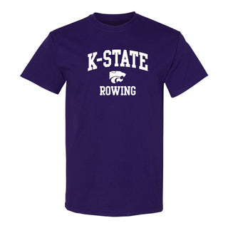 K-State Arch Logo Rowing T-Shirt - Purple