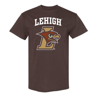 Lehigh University Mountain Hawks Arch Logo T-Shirt - Dark Chocolate