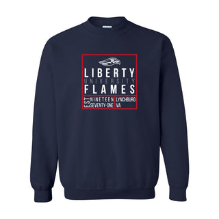 Liberty Box Label Crewneck - Navy