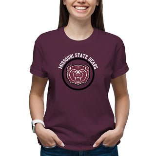 Missouri State Bears Distressed Circle Logo T-Shirt - Maroon