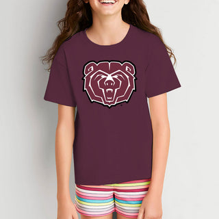 Missouri State Bears Primary Logo Youth T-Shirt - Maroon