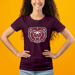Missouri State Bears Primary Logo Women's T-Shirt - Maroon