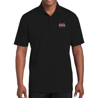 Mississippi State Bulldogs Primary Logo LC EMB Polo - Black