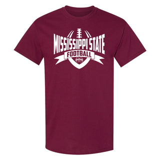 Mississippi State Bulldogs Football Rush T Shirt - Maroon
