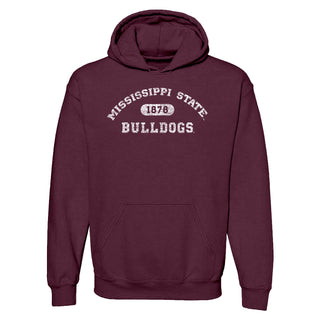 Mississippi State Bulldogs Athletic Arch Hoodie - Maroon