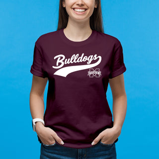 Mississippi State Bulldogs Jersey Script T-Shirt - Maroon