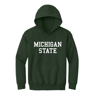 Michigan State Spartans Basic Block Youth Hoodie