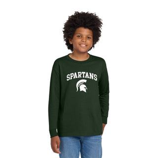 Michigan State Arch Logo Youth Long Sleeve
