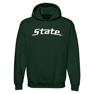 MSU State Wordmark Hoodie - Forest