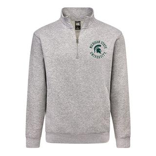 MSU Old School Circle JA BTB 1/4 Zip - Oxford