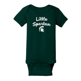 Michigan State Little Spartan Infant Creeper - Forest