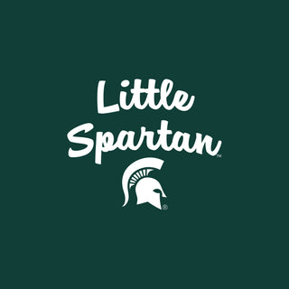 Michigan State Little Spartan Infant Creeper - Forest