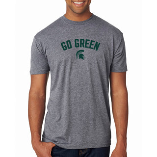 MSU Go Green Arc NLA Triblend T-Shirt