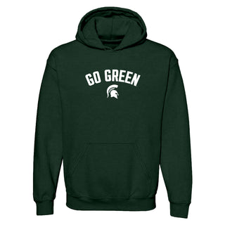 MSU Go Green Arc JA BTB Fleece Hoodie - Forest