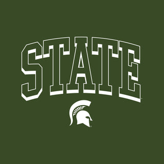 MSU Mega Shadow BTB Crewneck - Forest