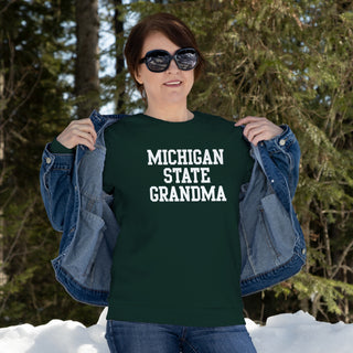 MSU Basic Block Grandma Crewneck - Forest