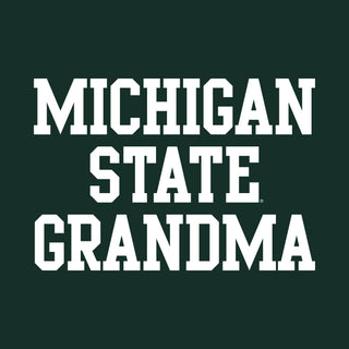 MSU Basic Block Grandma Crewneck - Forest