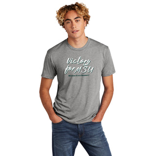Michigan State Fight Song Script Triblend T-Shirt - Premium Heather