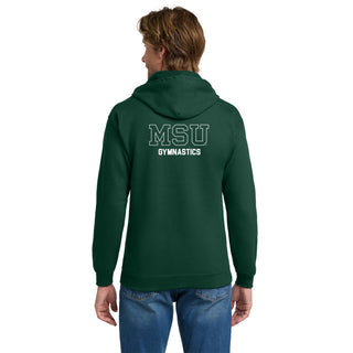 MSU Sparty Gymnastics Mascot Mark LC Zip Hoodie - Forest