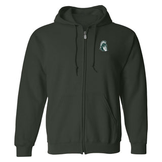 Michigan State Sparty LC EMB Full Zip Hoodie