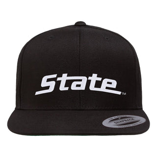 MSU Script Logo Premium Flat Bill Snapback Hat