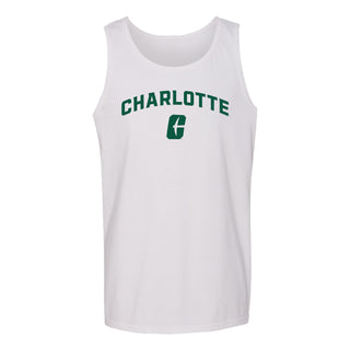 UNC Charlotte Forty-Niners Arch Logo Tank Top - White