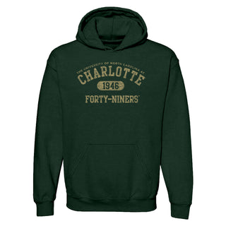 UNC Charlotte Miners Athletic Arch Hoodie - Forest
