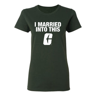 UNC Charlotte Miners I Married Into This Women's T-Shirt - Forest