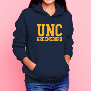 UNC Greensboro Spartans Basic Block Hoodie - Navy