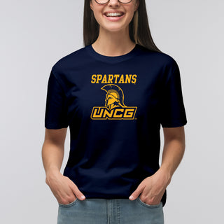 UNC Greensboro Spartans Arch Logo T-Shirt - Navy