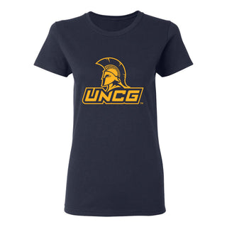 UNC Greensboro Spartans Primary Logo Women's T-Shirt - Navy