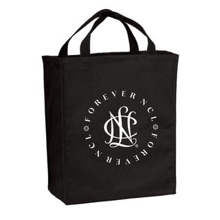 National Charity League Forever Circle Grocery Tote - Black