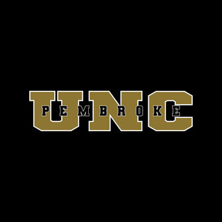 UNC Pembroke Braves Basic Block Womens T Shirt - Black