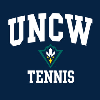 UNC Wilmington Seahawks Arch Logo Tennis T-Shirt - Navy