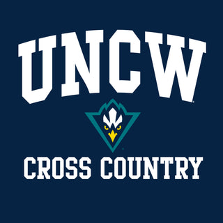 UNC Wilmington Seahawks Arch Logo Cross Country Hoodie - Navy