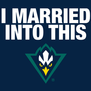 UNC Wilmington Seahawks I Married Into This T-Shirt - Navy