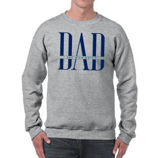 Wilmington Seahawks Classic Dad Crewneck Sweatshirt - Sport Grey