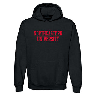 Northeastern University Basic Block Hoodie - Black