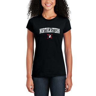 Northeastern University Arch Logo Womens T-Shirt