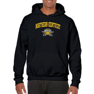 Northern Kentucky University Norse Arch Logo Heavy Blend Hoodie - Black