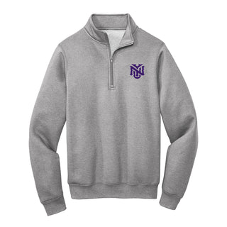 NYU Primary Logo LC EMB 1/4 Zip Sweatshirt
