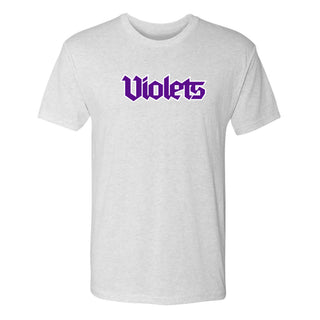 NYU Violets Wordmark Triblend T-Shirt
