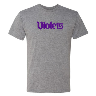 NYU Violets Wordmark Triblend T-Shirt