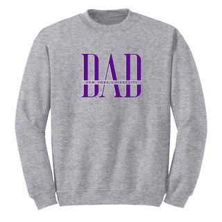 NYU Classic Dad Crewneck - Sport Grey