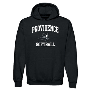 Providence Friars Arch Logo Softball Hoodie - Black