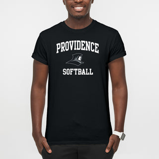 Providence Friars Arch Logo Softball T-Shirt - Black
