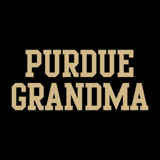 Purdue Basic Block Grandma Crewneck - Black
